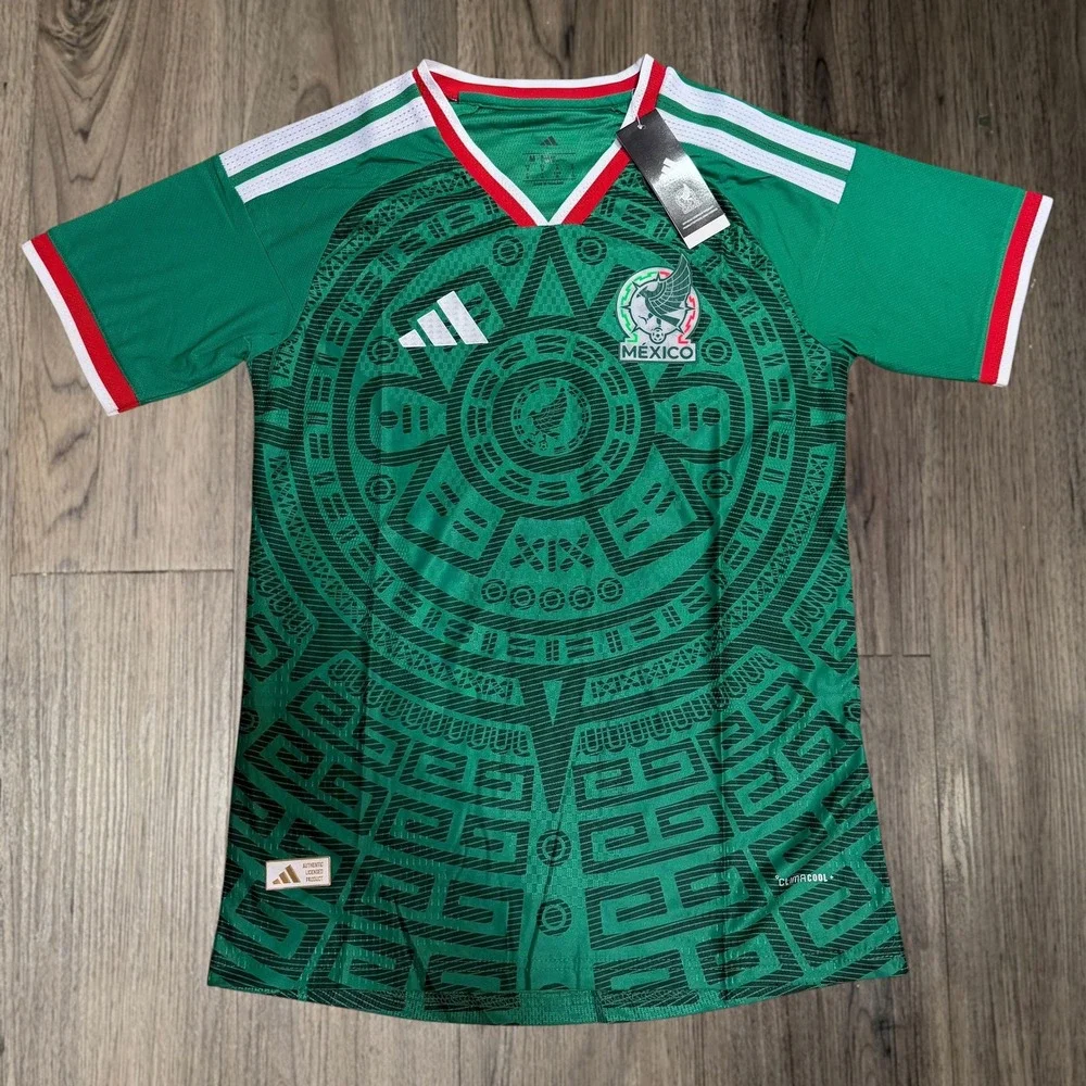 Adidas Mexico 2026 Home Jersey Size Medium Green Slim Fit NWT
